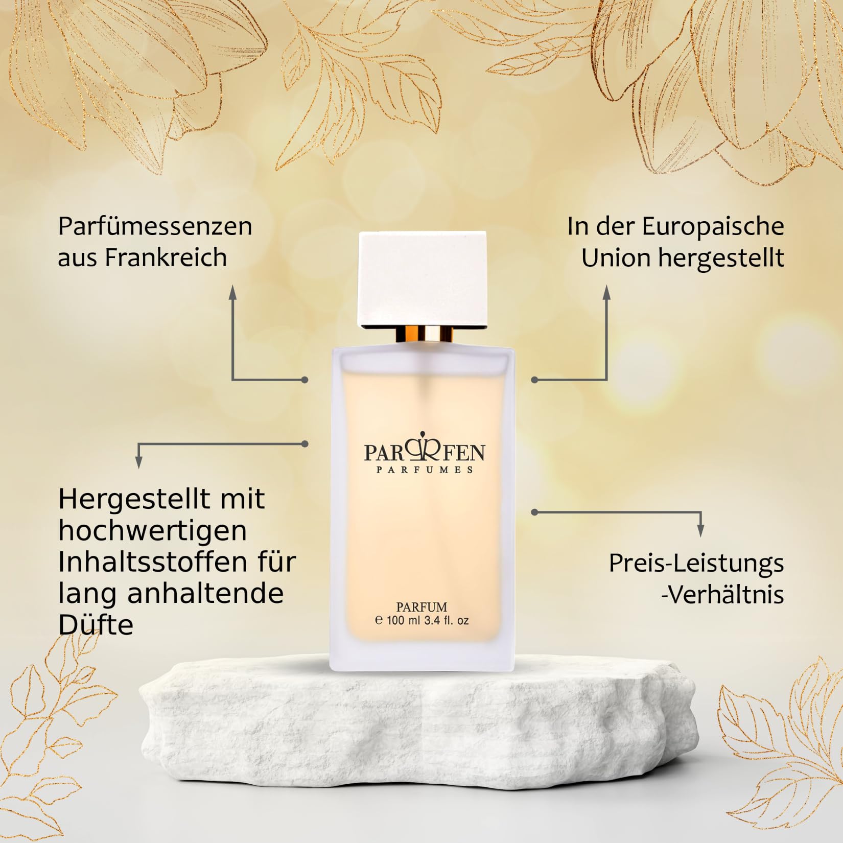 PARFEN DARK OPIATH - woda perfumowana dla kobiet, 100 ml silnie skoncentrowany zapach z esencjami z Francji