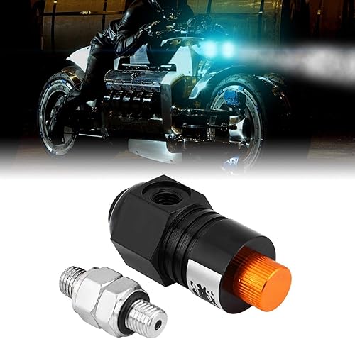 Miniatura 3 de ABS para motocicleta, sistema de frenado antibloqueado, tornillo de freno, sistema de asistencia de pinza de freno ABS negro 2.638in