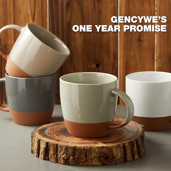 Set de 6 Tazas de Café de Cerámica Morandi 18 oz miniatura 7