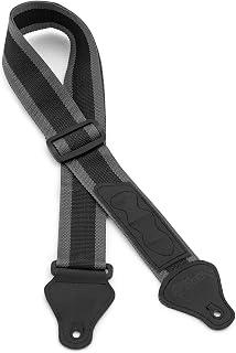 TIGER UAC4-GY Ukulele Strap for Soprano, Concert, Tenor and Baritone Ukes with Pick Holders Grey