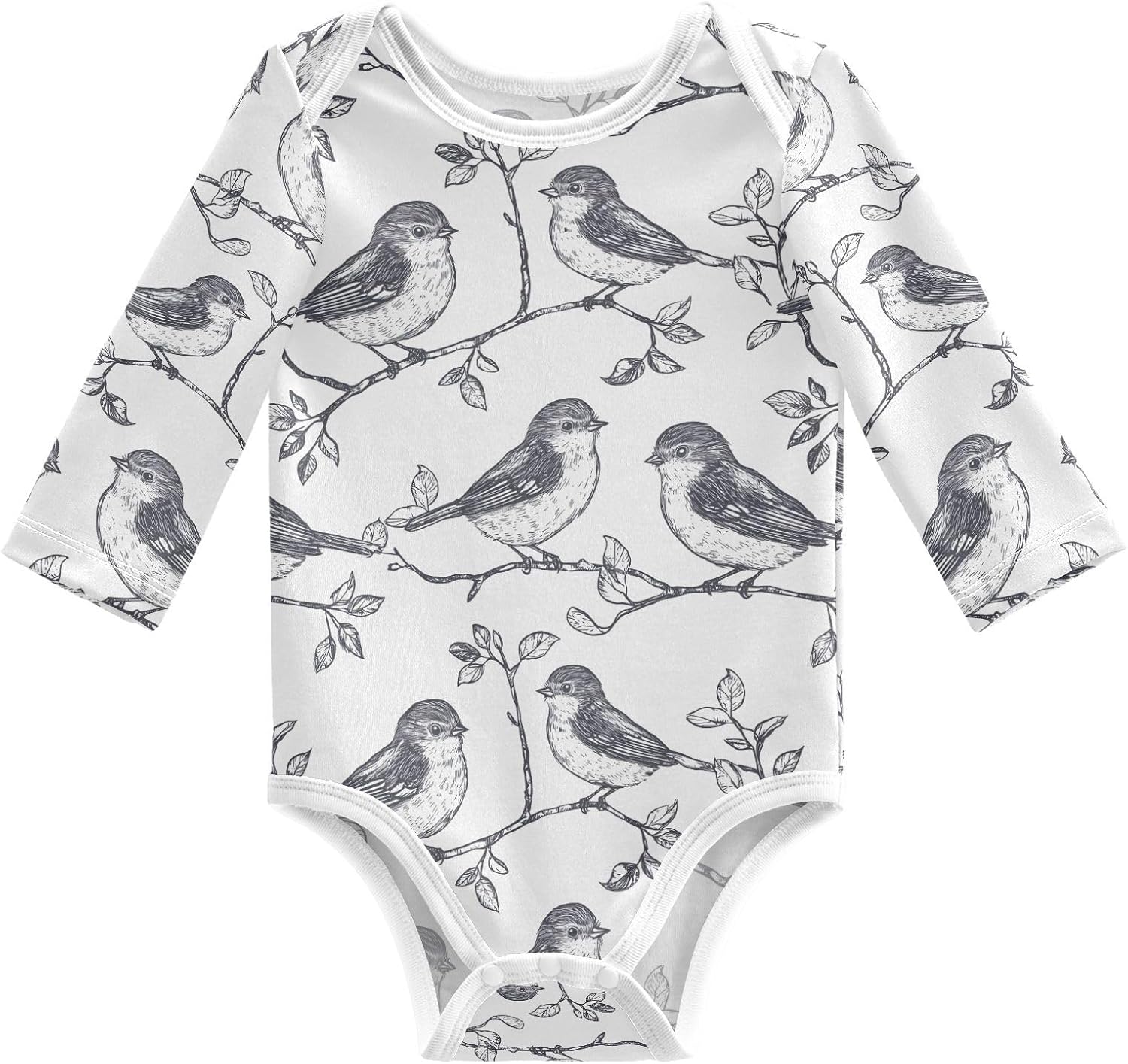 vvfelixl Baby Bodysuits Hanukkah Jewish Holiday Long Sleeve Cotton Baby Clothes for Boys Girls 0-24 Months