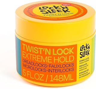 Braiding Gel, Extreme Hold Braid, Loc, and Twist, Flake-Free, Tames Frizz, and Contol Edge (5 Fl Oz (Pack of 1))