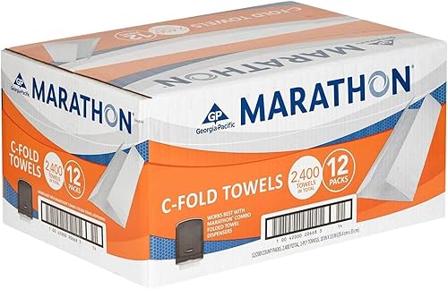 Marathon Toallas de papel plegadas en C - 2,400 unidades
