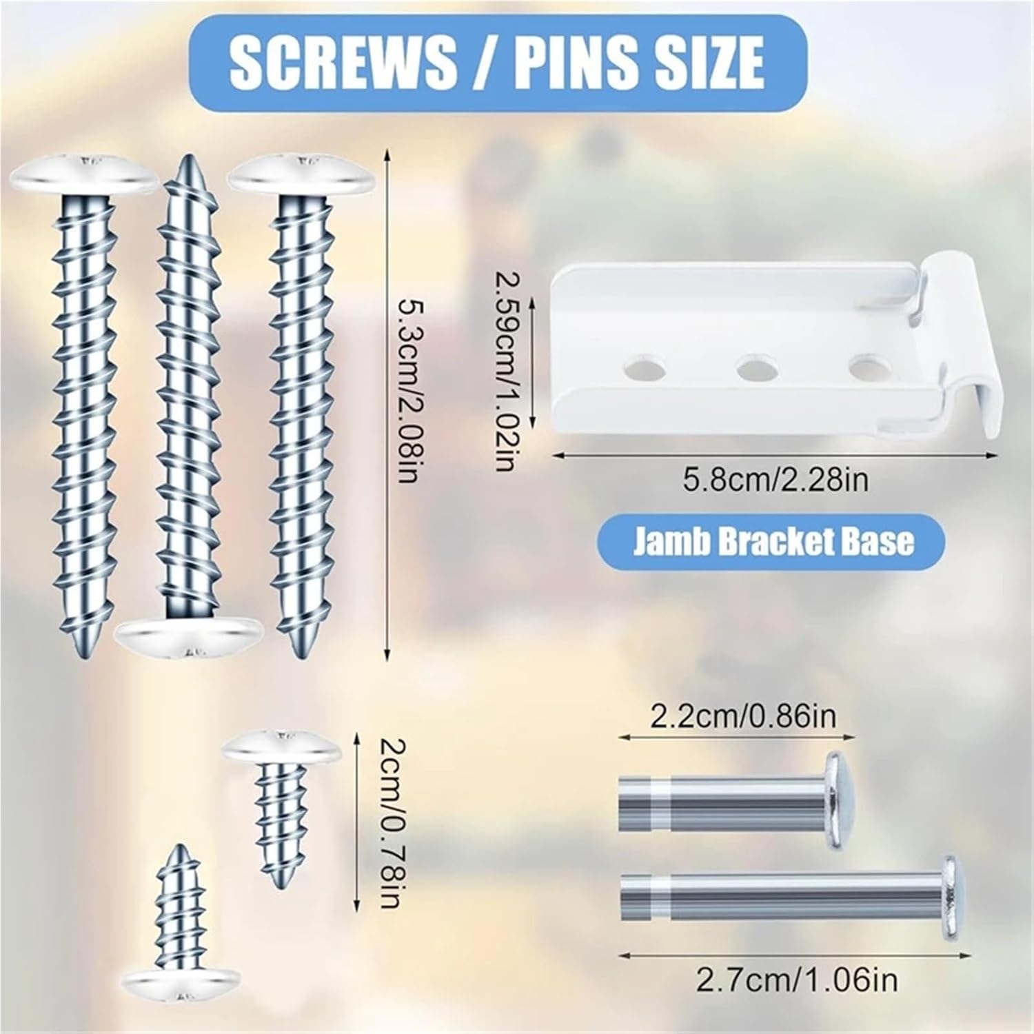 Door Closer Bracket,Repair Jamb for Screen Replacement Parts Kits
