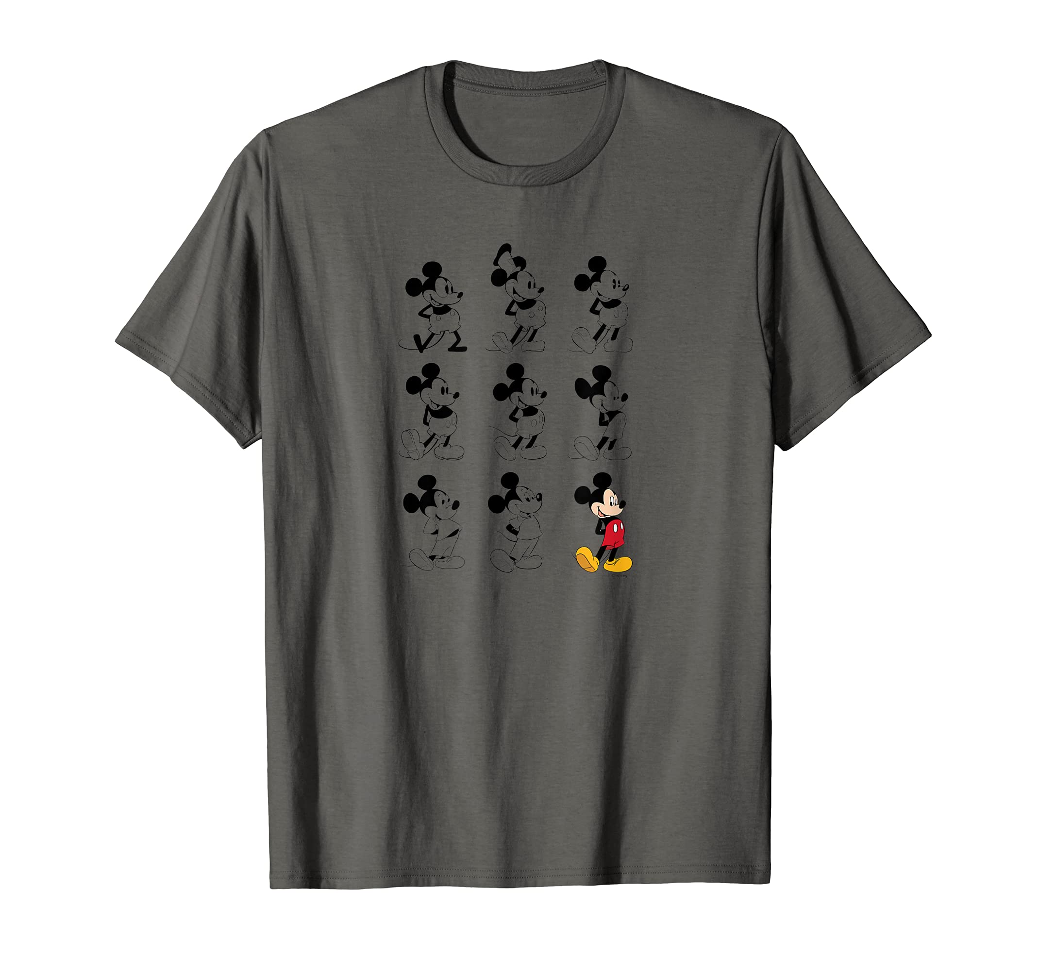 DisneyMickey Mouse Evolution T-ShirtOEKO-TEX STANDARD 100