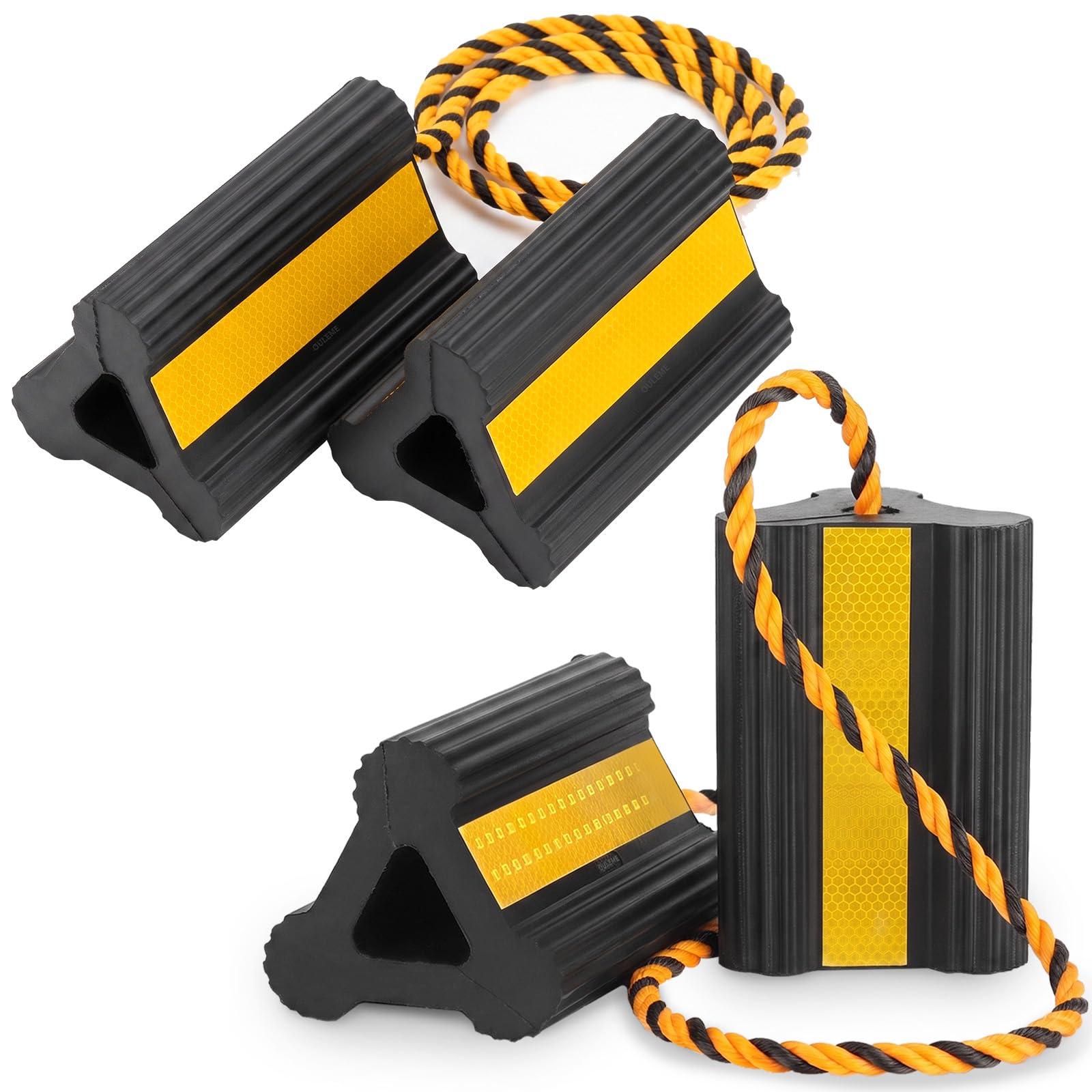 OULEME Wheel Chocks - Secure Your Vehicle -1
