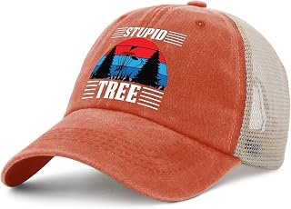 Stupid Tree Hat Women Fashion Disc Golf Golf Hats Womens AllBlack Ball Caps Low Profile for Cooks