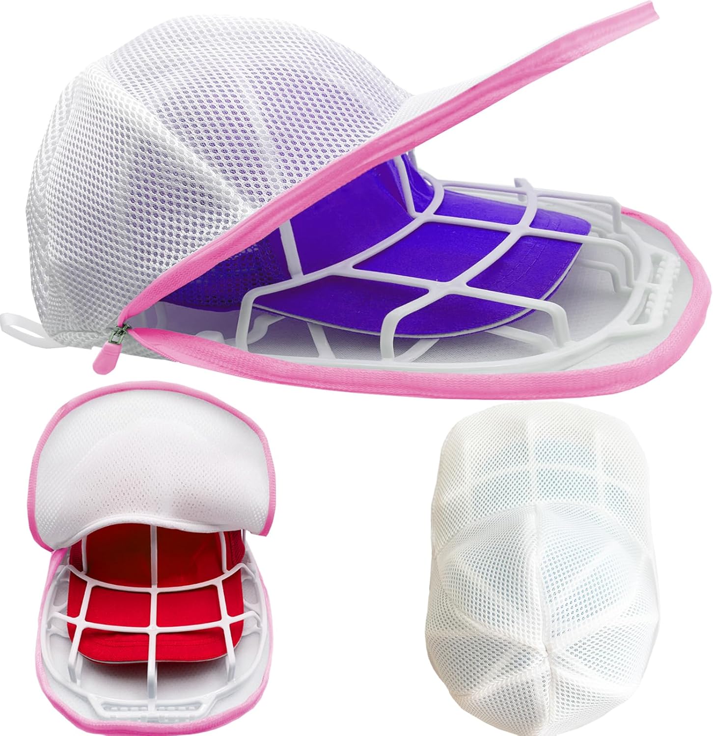 MCHKJ Hat Washer for Washing Machine, Cap Washer with Mesh