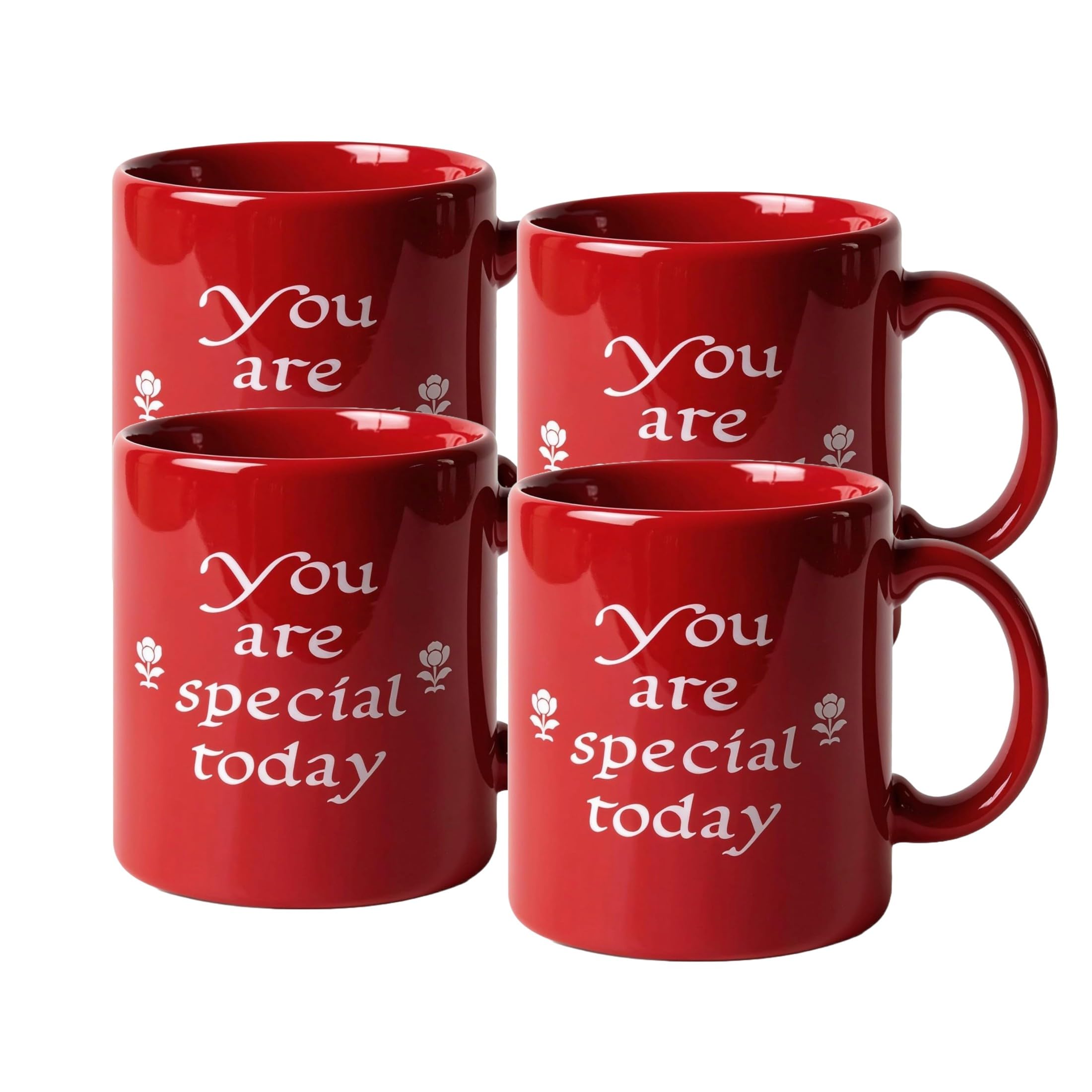 Amazon.com: Waechtersbach Celebration You Are Special Today Red Mug, Set of  4 - Unique 12 Oz. Ceramic China Drinkware for Special Occasions, Birthdays  & Achievements - Microwave & Dishwasher Safe : Home & Kitchen