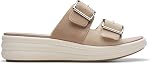 Clarks womens Drift Buckle Slide Sandal