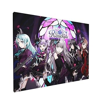 Amazon.co.jp: バンドリ ガルパ Roselia ロゼリア アニメ アート