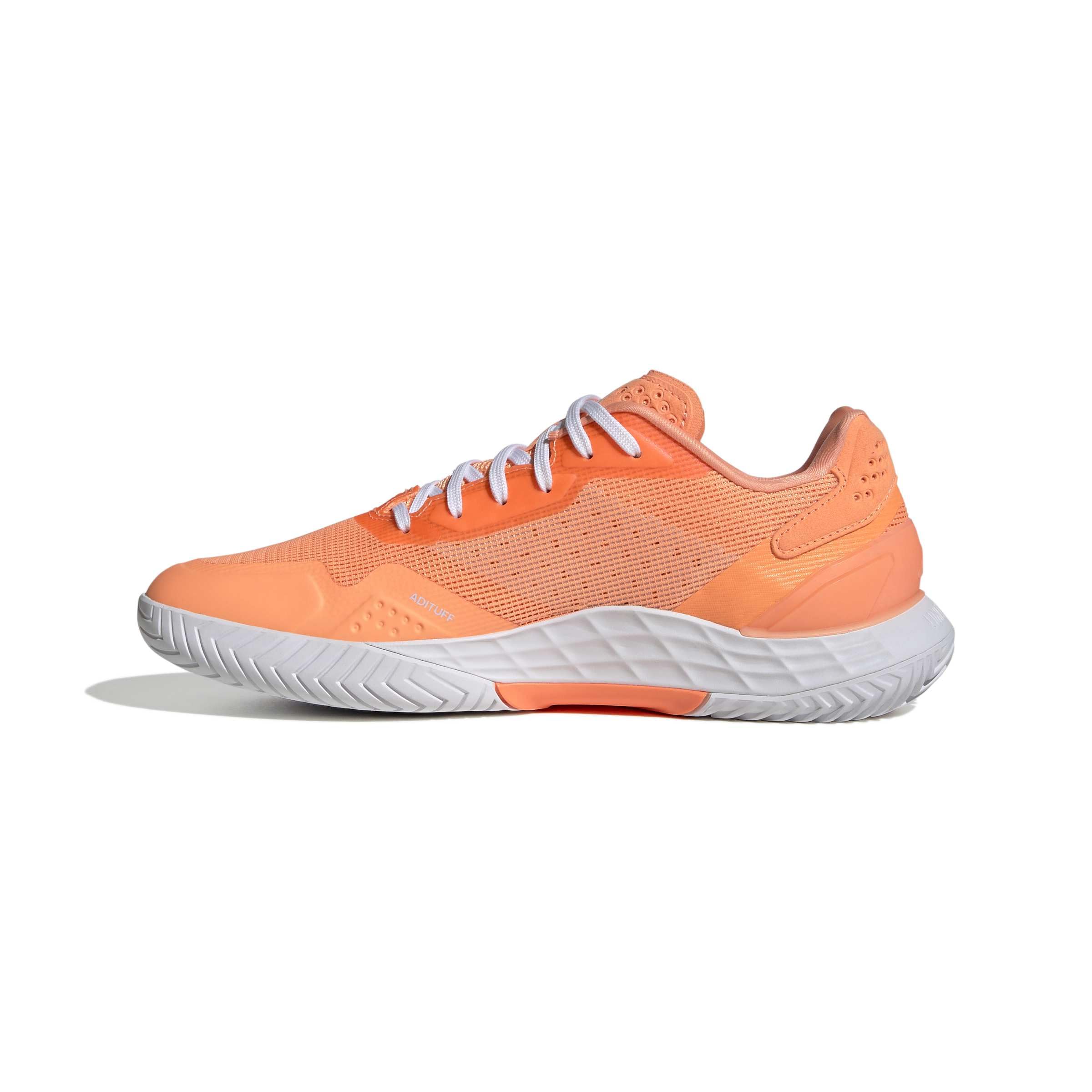 adidas Women's Defiant Speed 2 Tennis Shoes, Beam Orange/Crystal Sky/FTWR White, 6.5 UK