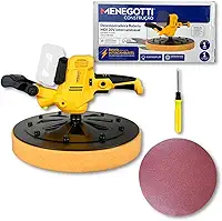 MENEGOTTI Desempenadeira a Bateria MDI 20V 370mm 40860420 Sem Fio Motorizada Brushless 270 RPM Para Reboco Acabamento Homogêneo