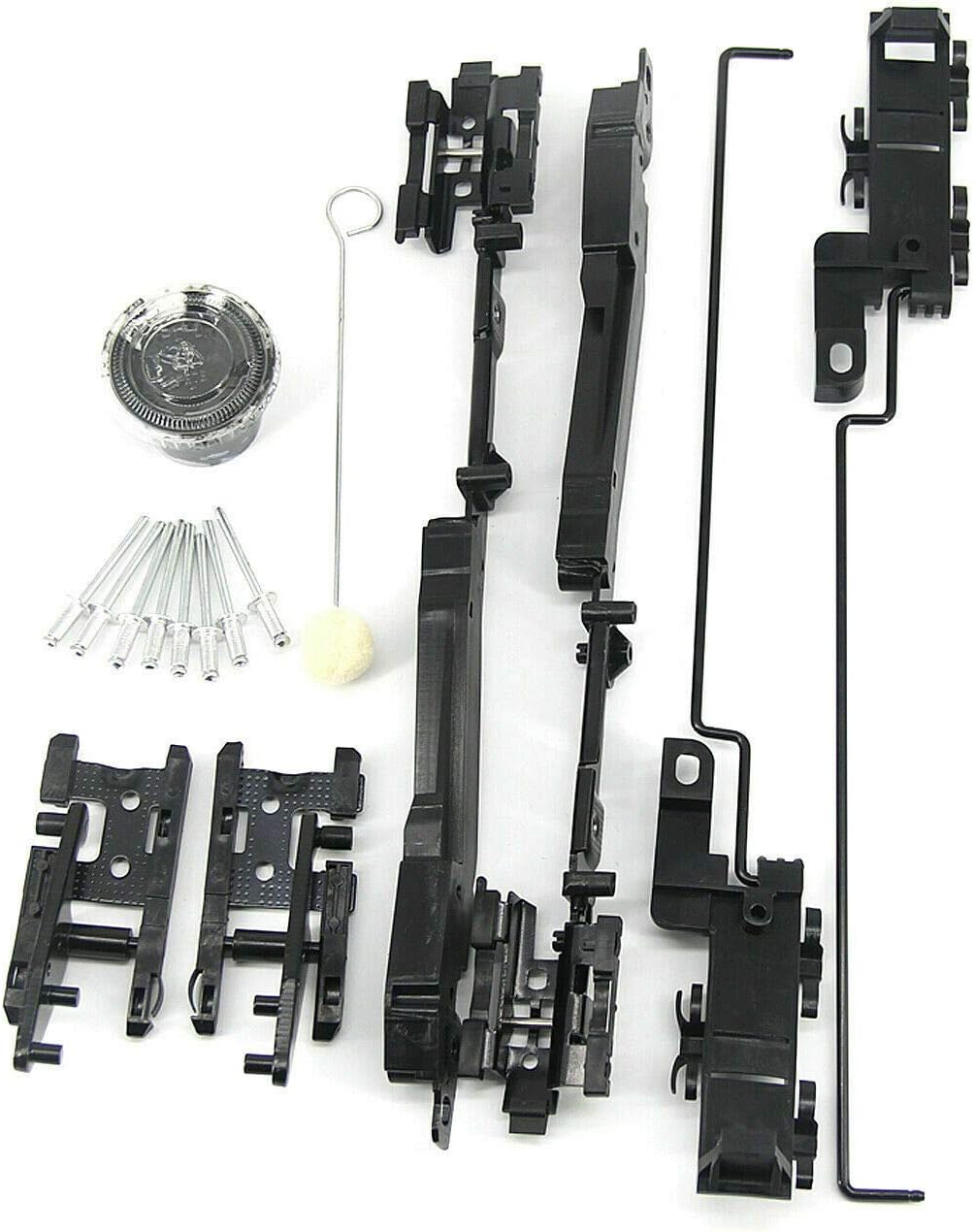 Sunroof Track Assembly Repair Kit fit for Chevrolet Silverado Crew CAB 2007-2014 (2008 2009 2010 2011 2012 2013 Years Included)