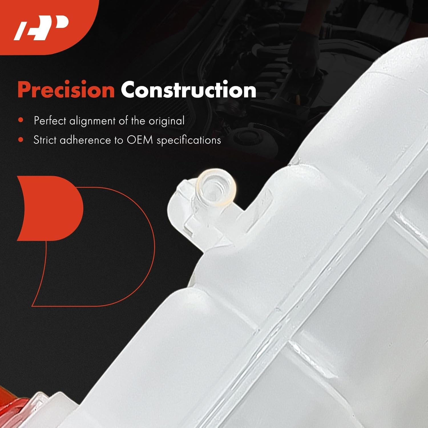 A-Premium Engine Coolant Overflow Recovery Reservoir Tank Compatible with Buick Encore 2016-2022 & Chevrolet Trax 2021-2022, 1.4L