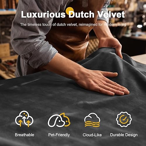 Miniatura 7 de Sofá reclinable de 3 plazas con sillón reclinable, asiento de cine en casa con consola elevable y reposabrazos extraíbles, sofá reclinable manual de