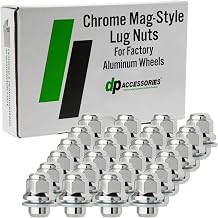 DPAccessories Lug Nuts Compatible with 2016-2023 Toyota Tacoma | Chrome OEM Style | Factory Aluminum Wheels Only | Set of 24 Wheel Nuts | DTOTAC03F-CH/1