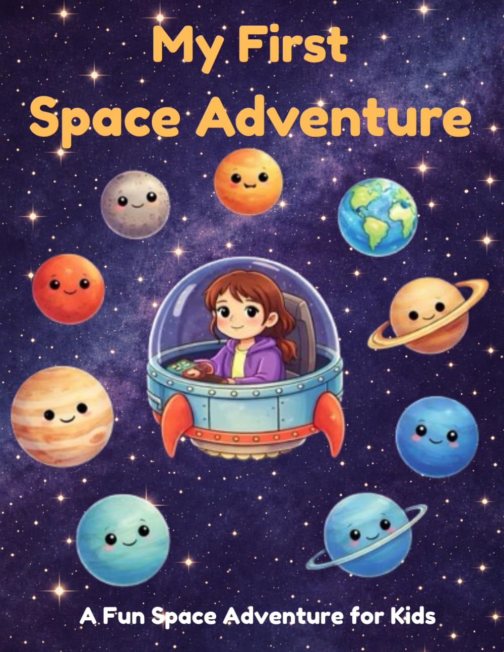 My first space adventure: A Magical Journey to the Stars and Planets: An Inspiring Bedtime Story for Brave Boys and Girls and Future Astronauts Ages 4–8