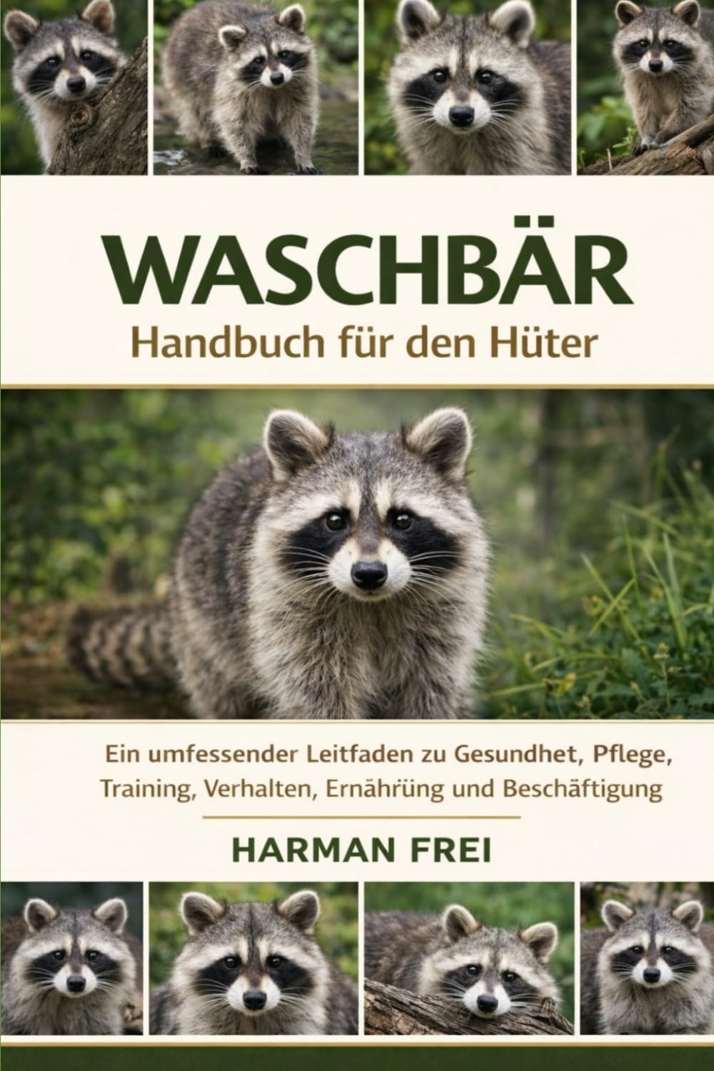 WASCHBÄR Handbuch für den Hüter: Ein umfassender Leitfaden zu Gesundheit, Pflege, Training, Verhalten, Ernährung und Beschäftigung
