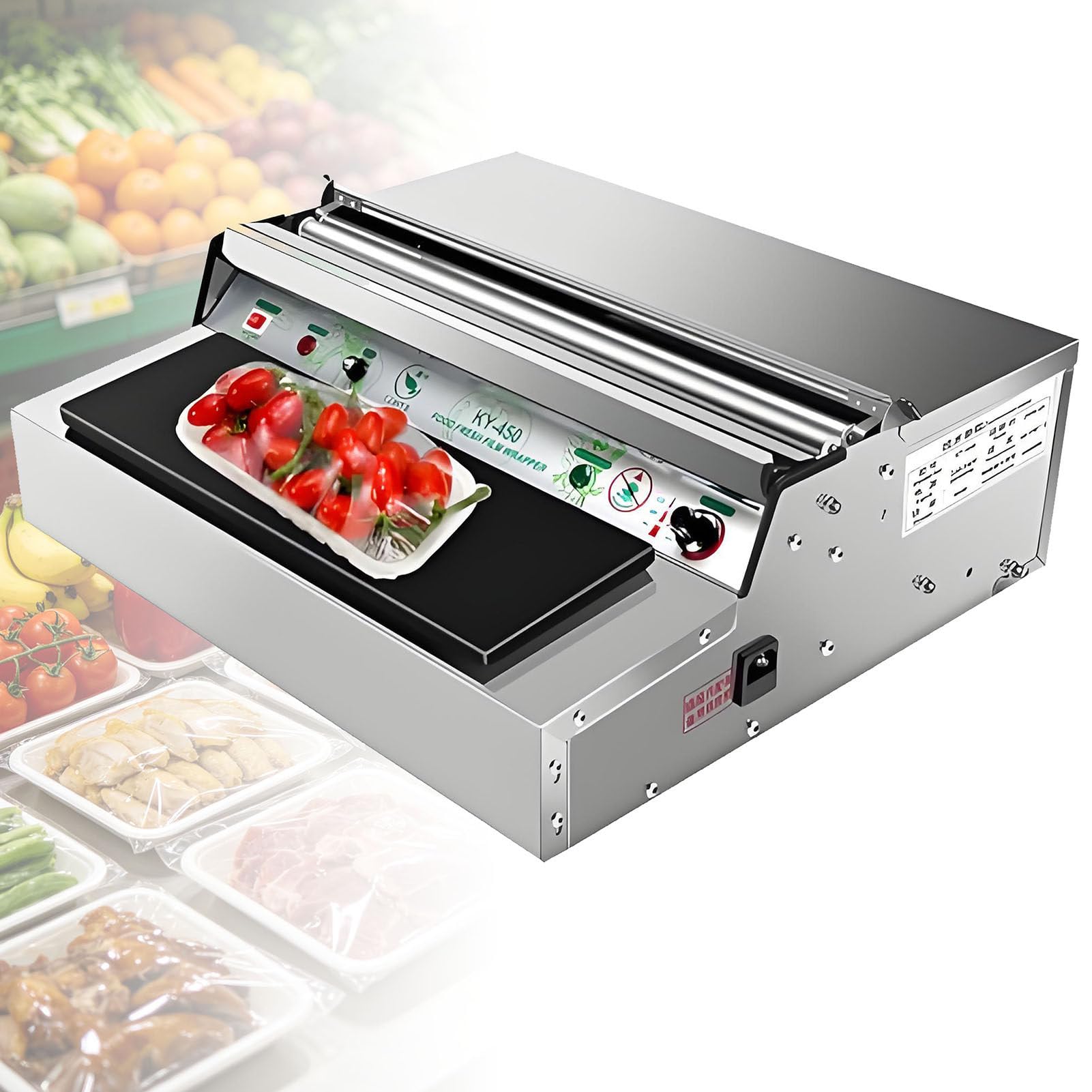 Máquina Envolvedora Manual para Envasado de Alimentos