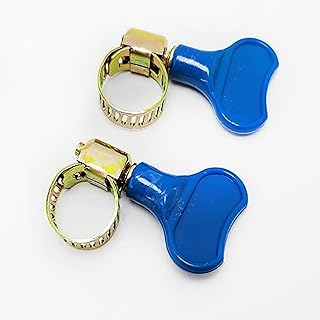 قفيز كولية عصفورة ربط معدن متعدد الاستخدامات - ازرق – عدد 2 قطعة – مقاس 0.5 بوصة - من رنا ستور