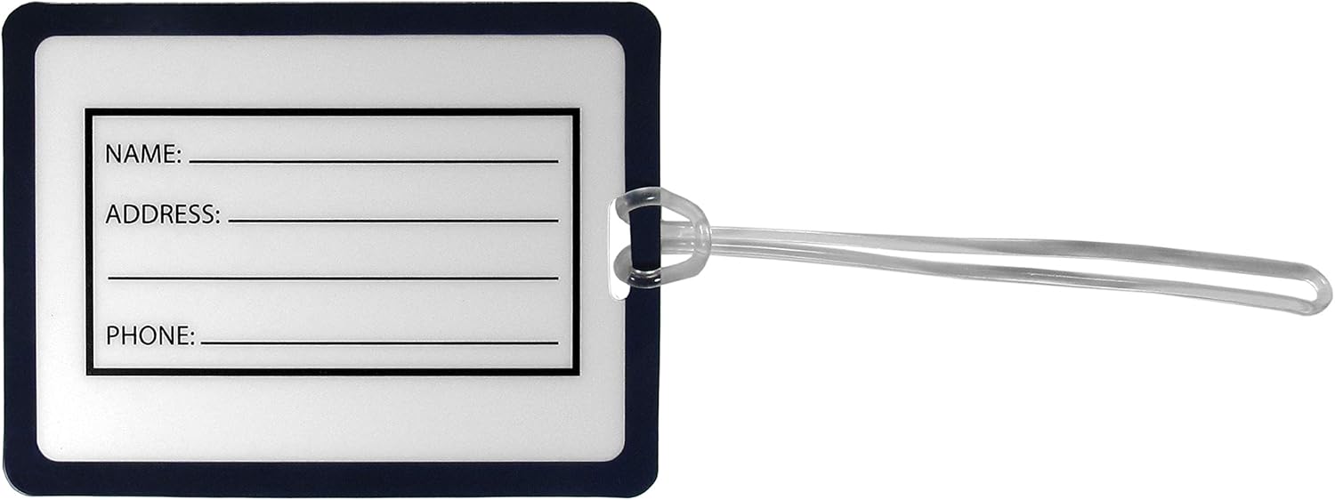 NFL Dallas Cowboys Vinyl Luggage Tag, 2pk, Blue