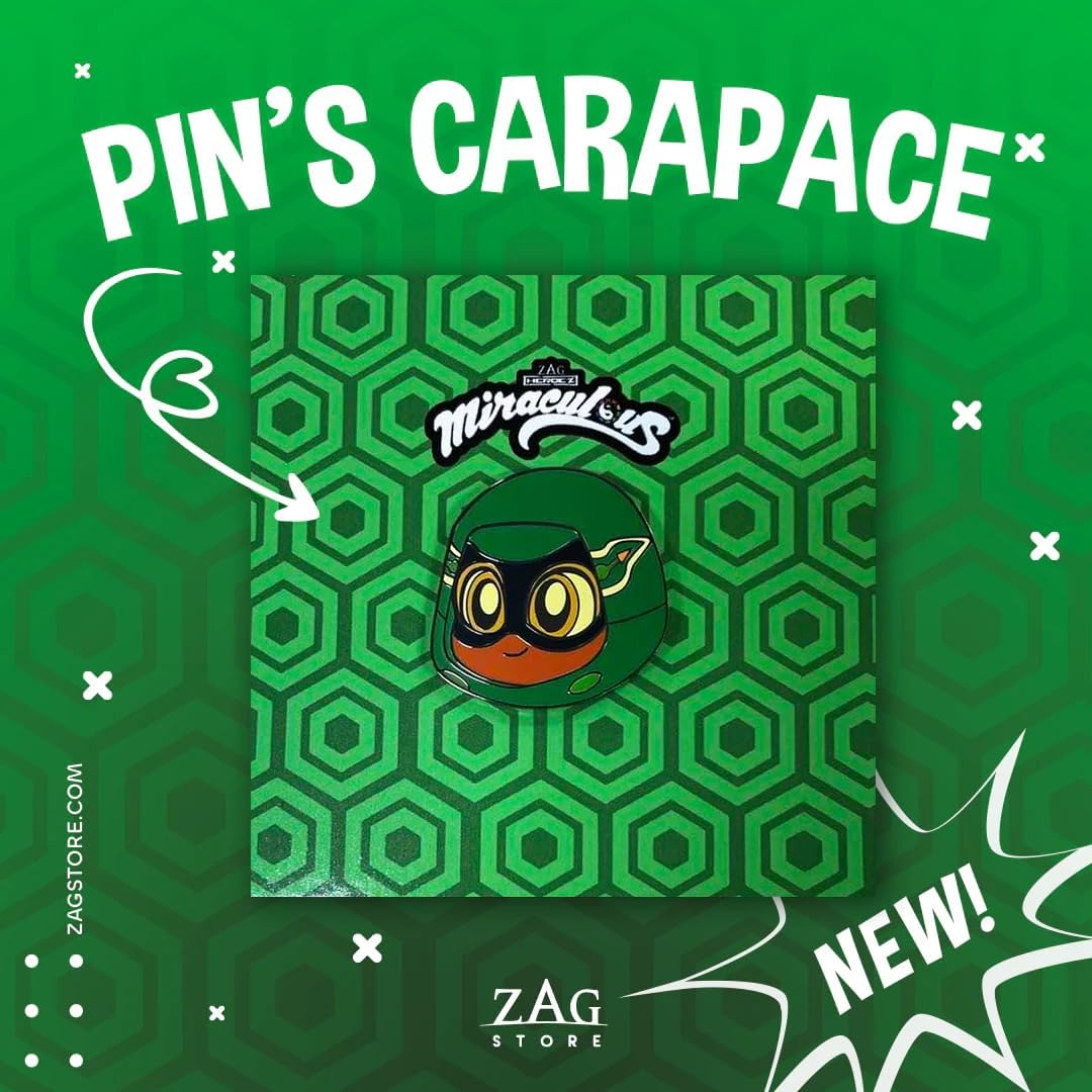 ZAG STORE - Miraculous Ladybug - Carapace Chibi Pin