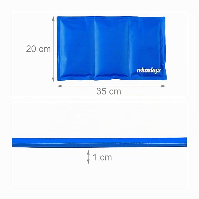 Foto 4 de 7 de Relaxdays Alfombra Perro Refrescante, Cama Refrigeración, Manta Fría, Gato, Poliéster-Gel, 1 Ud., 20 x 35 cm