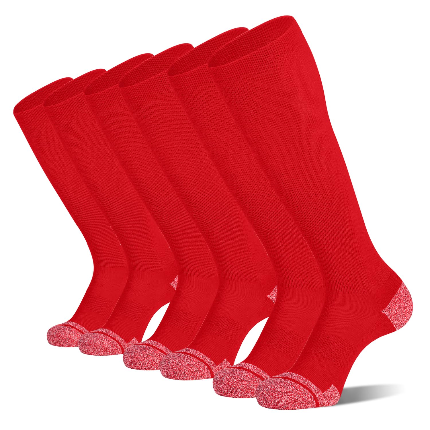 CS CELERSPORT 2 Pack / 3 Pack Baseball Socks for Youth Kids and Adult Softball Soccer Socks Over the Calf Tube Socks