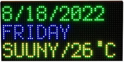 Iiunius RGB Full-Color LED Matrix Panel Display for India | Ubuy