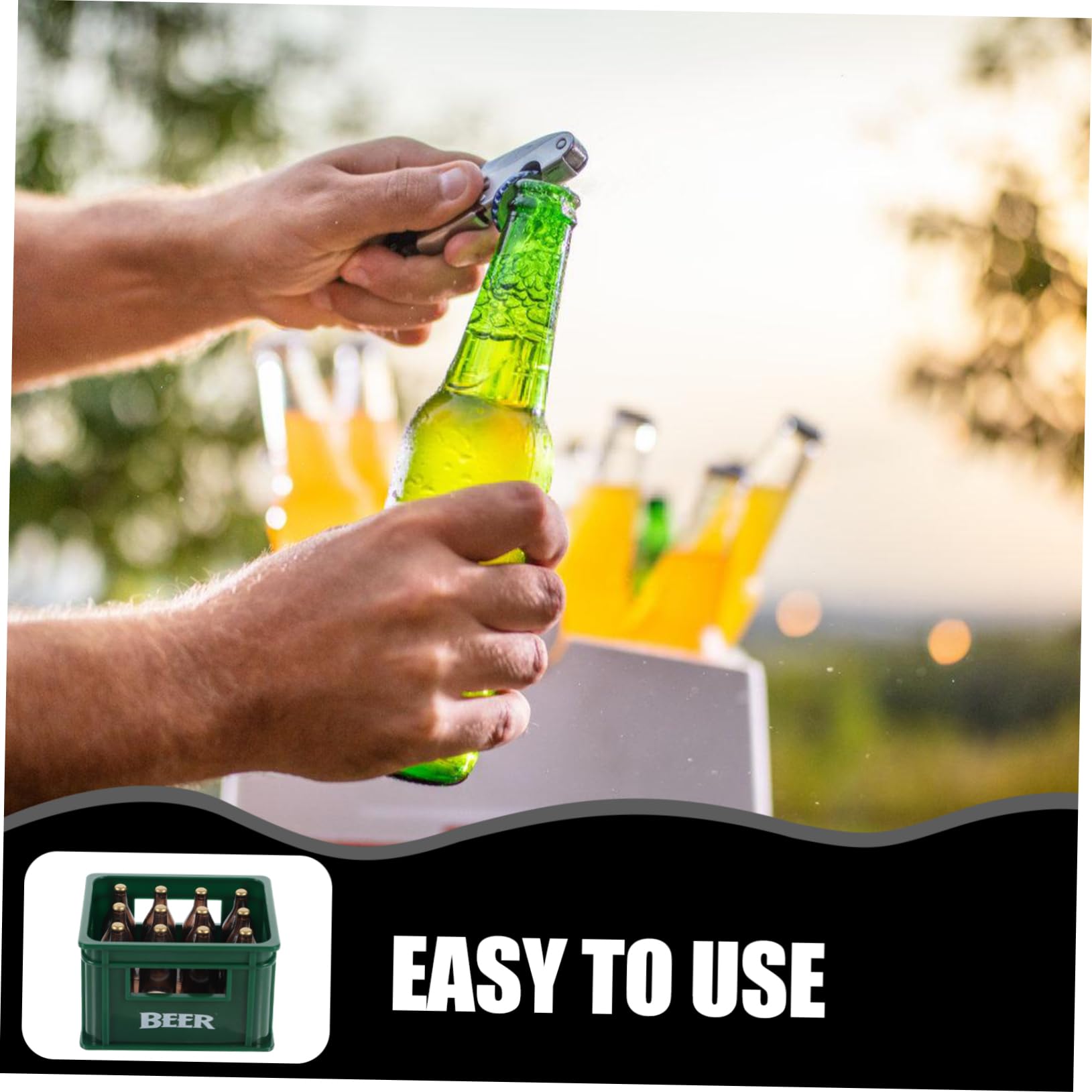 iplusmile 10 Piezas Abrebotellas Magnético Abridor De Botellas De Cerveza Abrelatas De Mano Herramienta Para Abrir Botellas De Cerveza Imanes Abridores De Cerveza De Cocina Green ，，