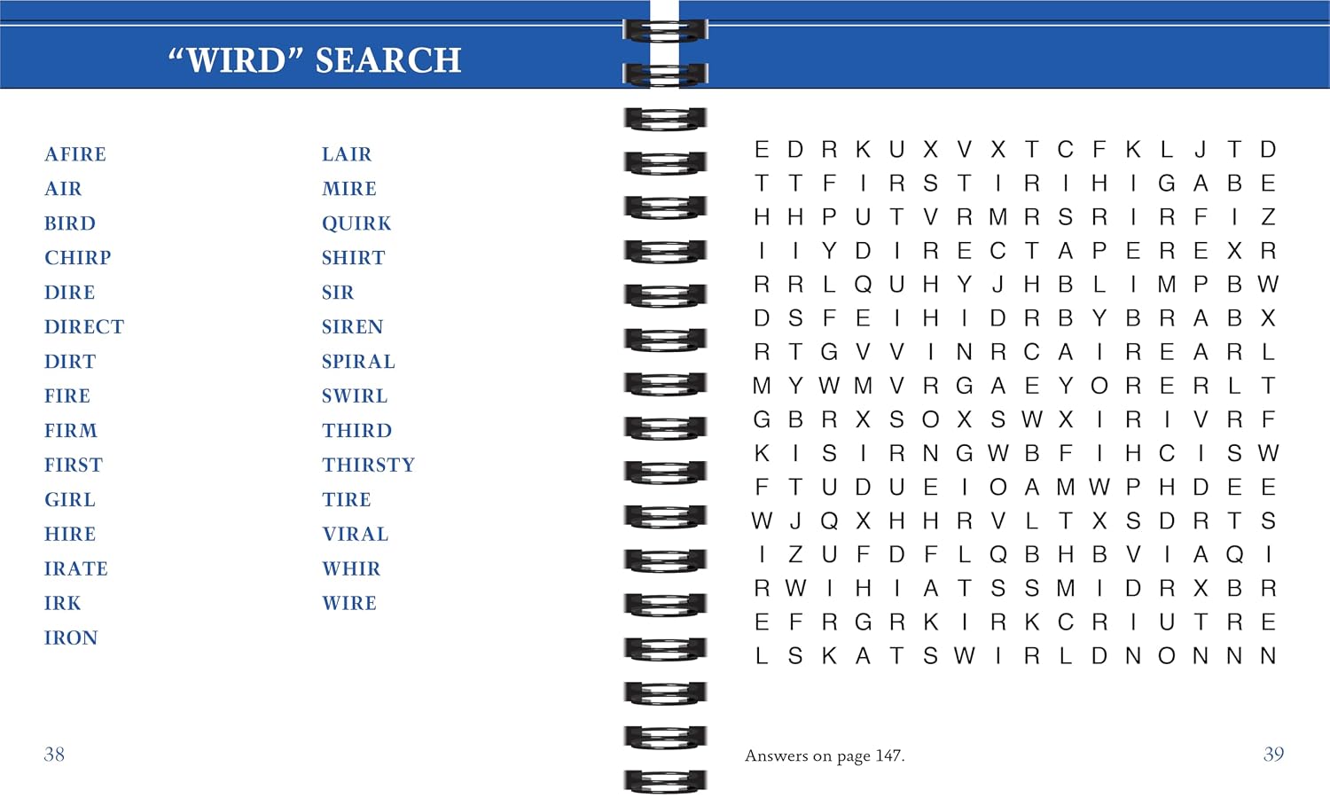 Brain Games - Merriam-Webster's Unusual Words Word Search