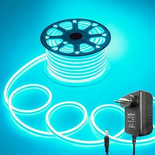 Neon LED Strip Light 5 Meter – Flexible Silicone Neon Rope Light with Power Adapter, Cuttable DIY LED Light for Customized Price In India
