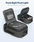 Hynes Eagle Rolling Backpack Luggage 21'' Backpack with Wheels Flight Approved Wheeled Backpack Carry on Travel Backpack for Women Men 42L Dark Grey