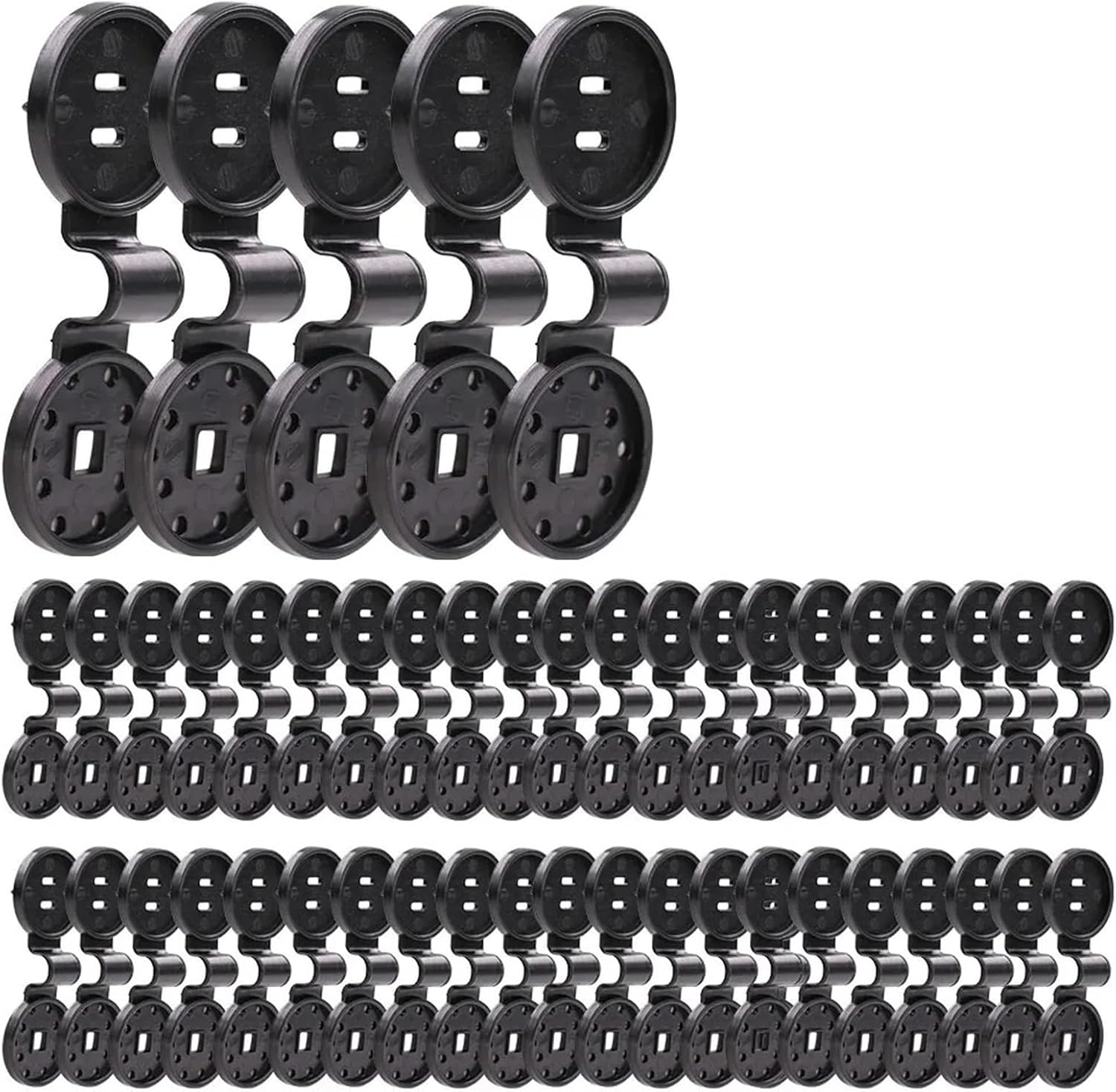 Shade Cloth Clips 100pcs Reusable Sun Shade Net Clip Plastic Shadow Mesh Fixing Clamp for Sun Shade Sail Tarpaulin Mesh Canopy Fence