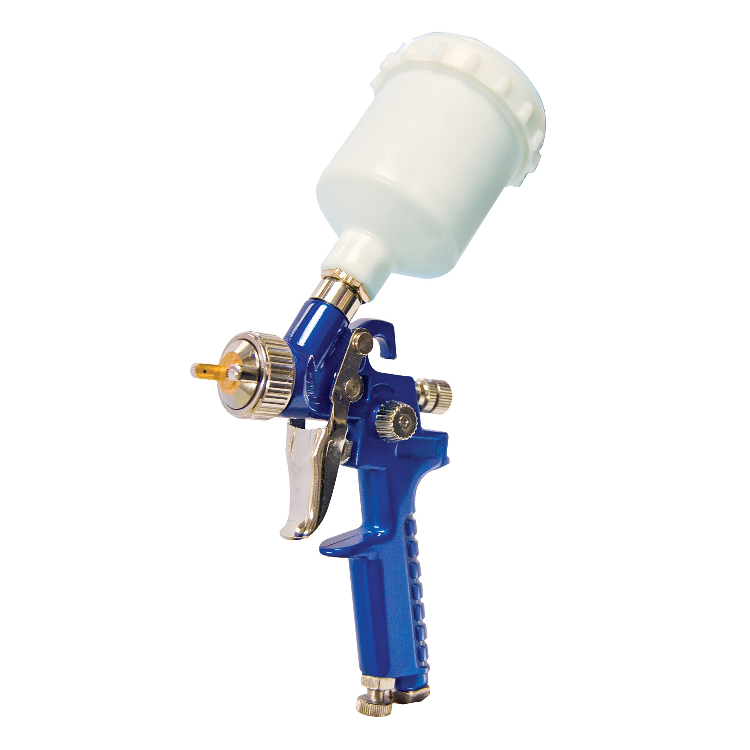 AES-504 Mini HVLP Gravity Feed Spray Gun (1.0mm) TOUCH-UP GUN w/ 100cc Nylon Cup