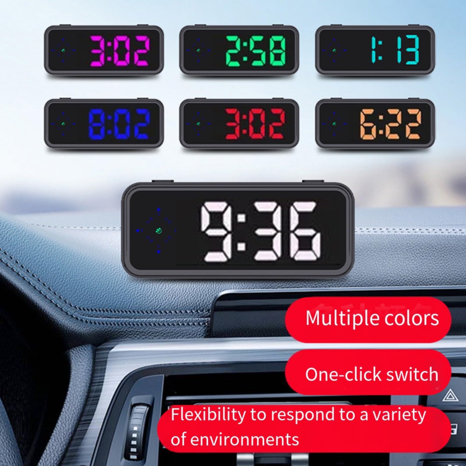 Tachimetro digitale HUD per auto con bussola GPS, visualizzazione della velocità in tempo reale per una guida sicura