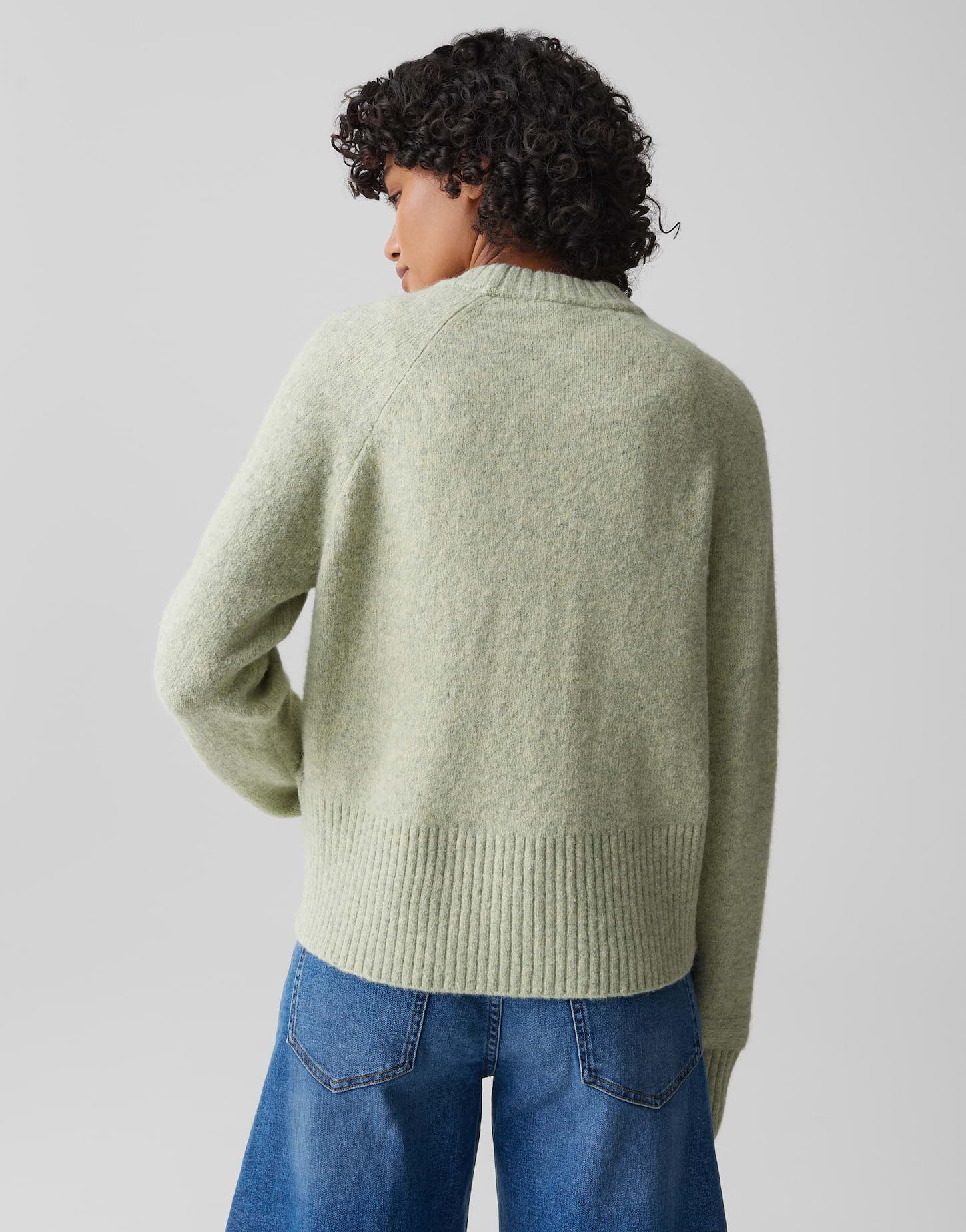 OPUS Damen Strickjacke | DASSI Regular Cardigan aus Alpaka Wollmix
