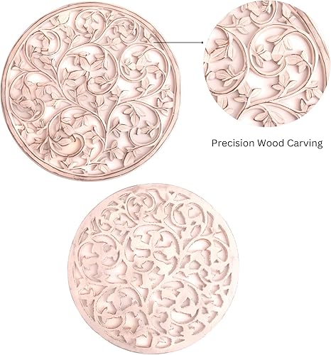 Miniatura 3 de Panel decorativo de pared de madera intrincadamente hecho a mano, escultura colgante, estatua, arte para el hogar, sala de estar, oficina,