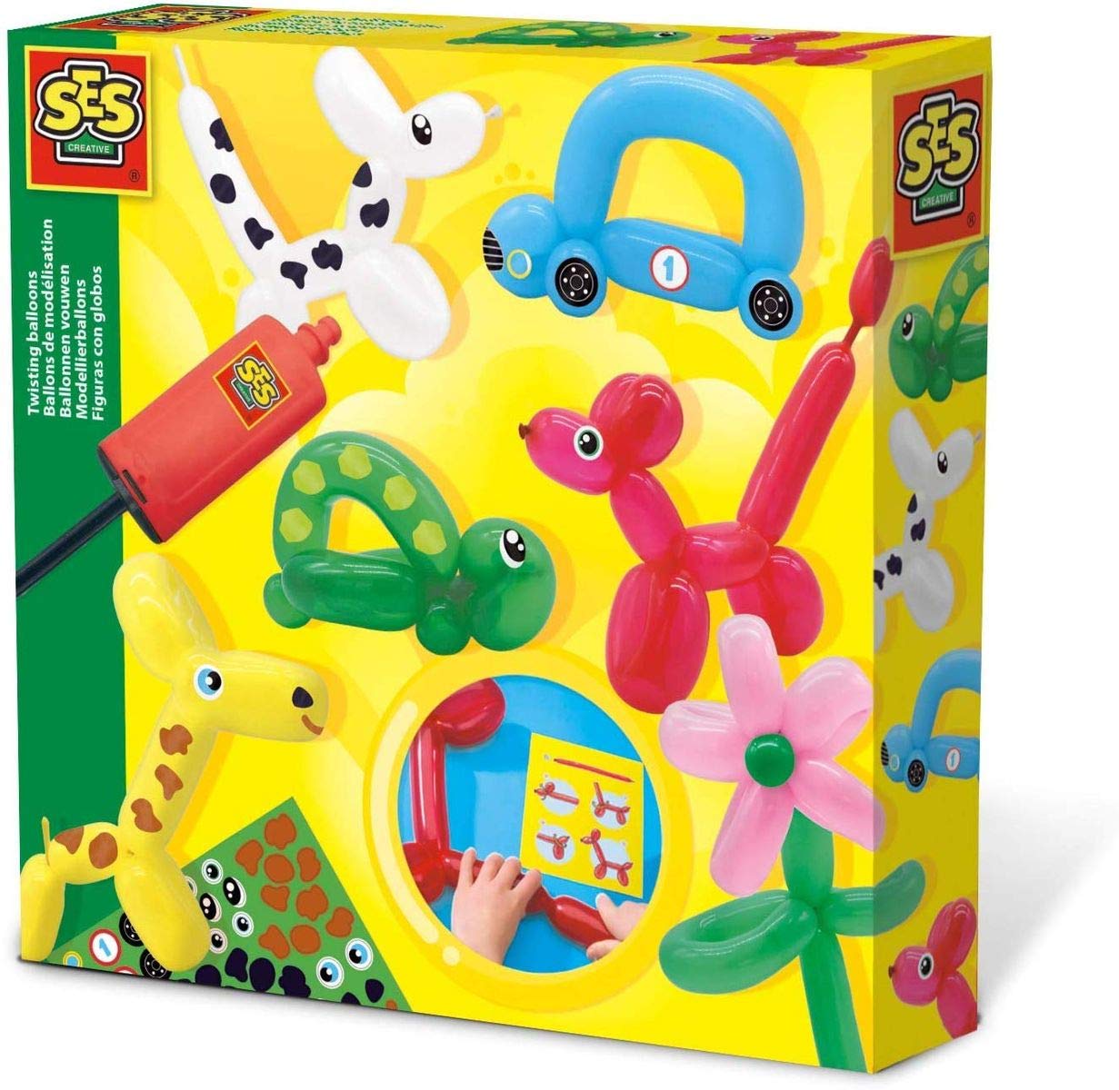 SES Creative 14017 Twisting Balloons, Diverse Colours