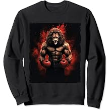 Lion Boxing Champ | MMA Martial Arts Boxer Sweatshirt