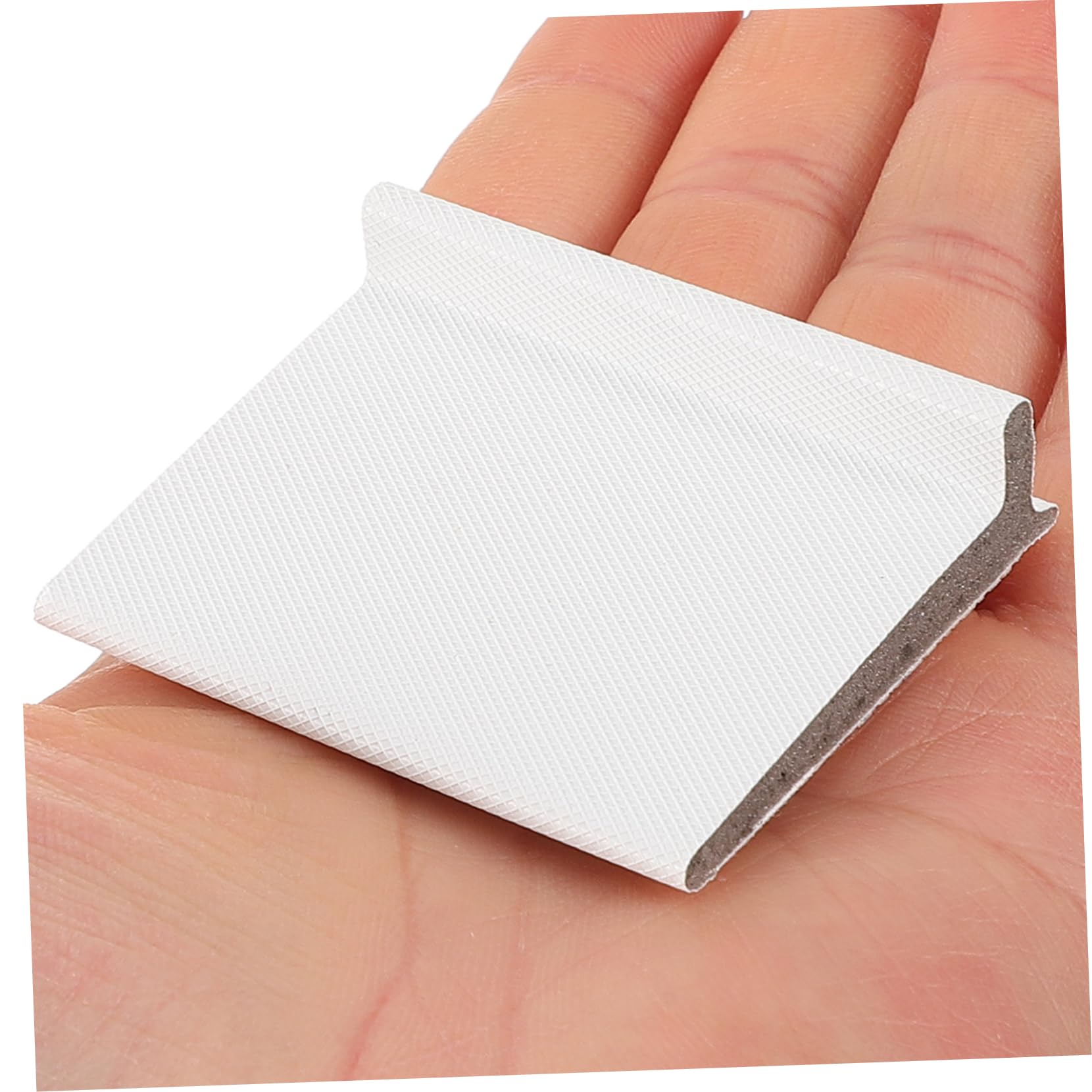 Burlete para Esquinas de Puertas Autoadhesivo 50 Piezas Blanco
