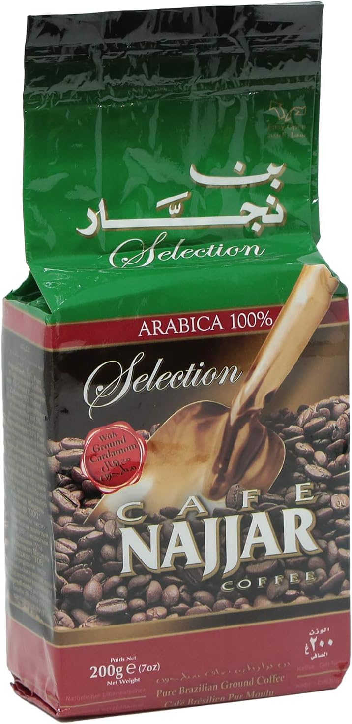 Café Najjarwith Ground Cardamom Coffee - 200 gm