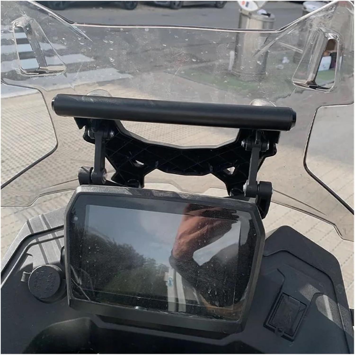 電話ナビゲーションプレートブラケッ のために DS625X 2025 電話ホルダーGPSナビゲーションマウント拡張ブラケットのために