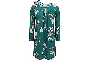 Deyeek Hospital Gowns for Women: Tear-Away Snap Closure, Long Sleeve Open Back