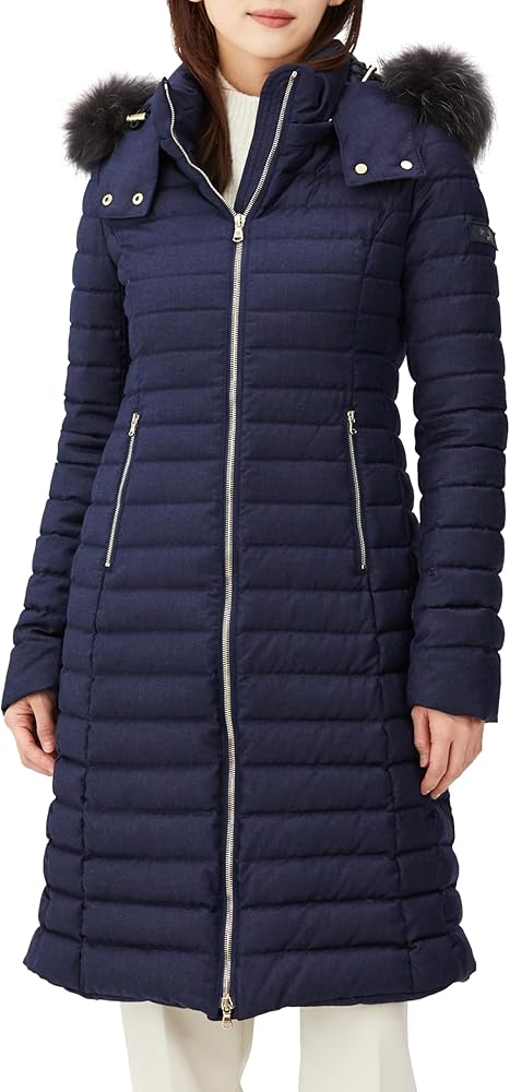 Amazon | [タトラス] ダウンコート 【正規品】 CIMA レディース NAVY