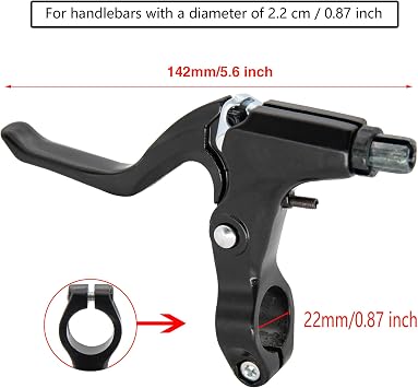 Bike Brakes Calipers Set,Side Pull Brake Set,69-96mm Reach,for Bike C Shape Brake Aluminum Bicycle Brake