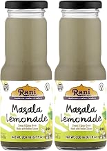 Rani Masala Lemonade 6.7 fl oz (200 ml) Glass Bottle, Pack of 2 ~ Indian Fruit Beverage | Vegan | Gluten Free | NON-GMO | Indian Origin