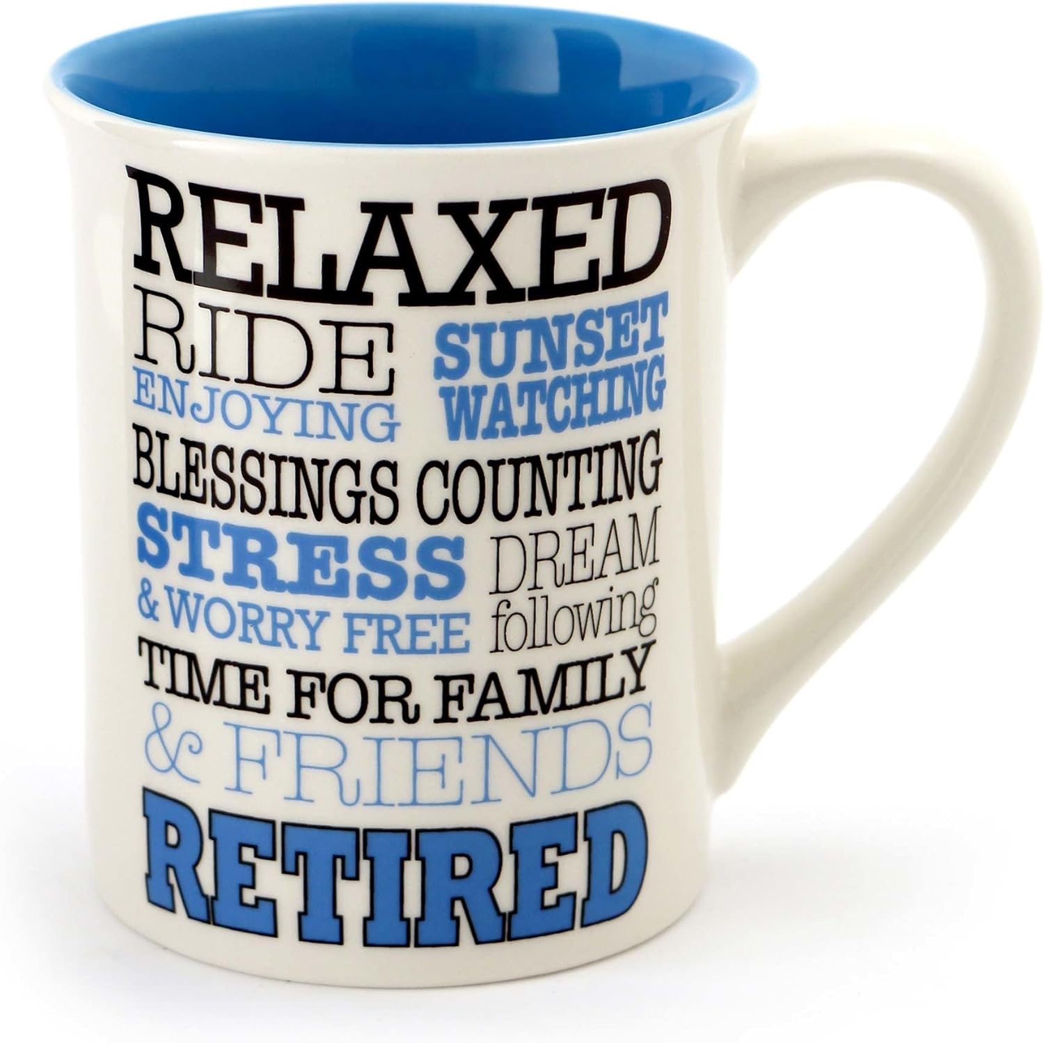 Our Name is Mud “Retire Barcode” Stoneware Mug, 16 oz.