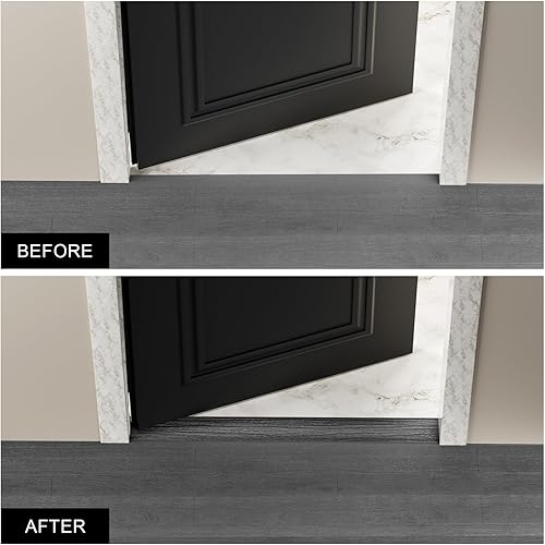 Miniatura 8 de Tira de transición de piso de 4 pies x 2 pulgadas, laminado adhesivo de vinilo para unir huecos de piso, alfombra, cubierta de umbral, azulejos de
